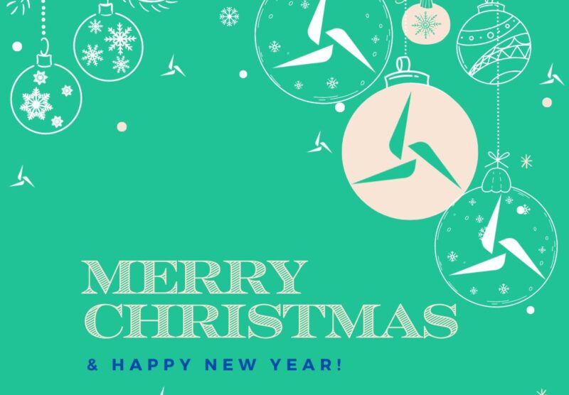 A Christmas card design.