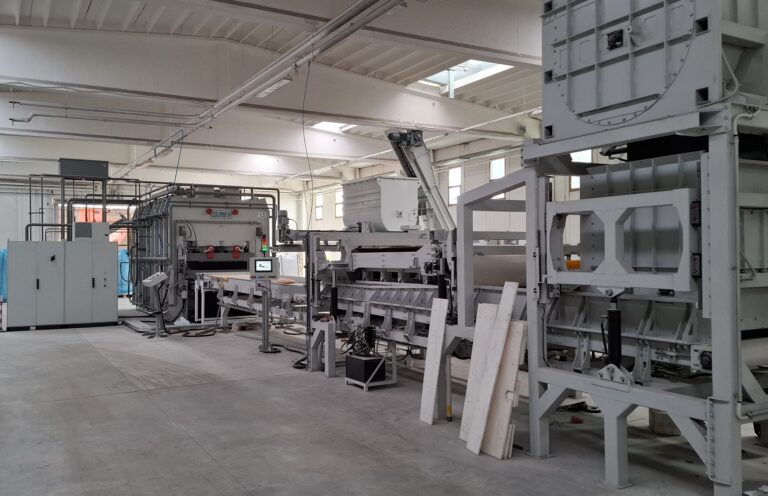 A factory interior.