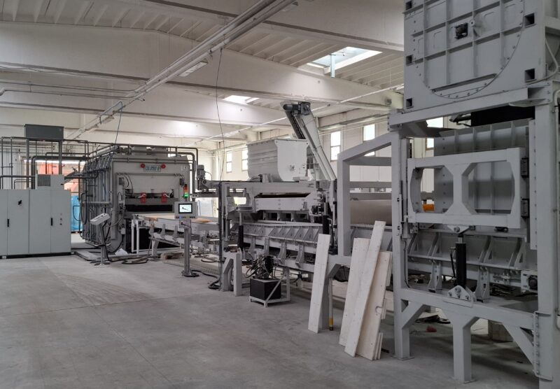 A factory interior.
